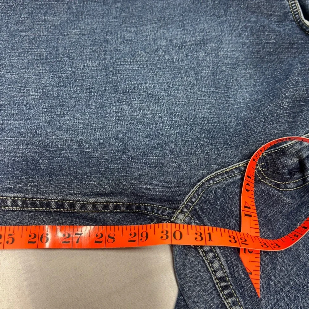 Nautica Jeans Co Mens 34x32 Blue Denim Relaxed Straight Leg Pants VDR TR1 - Picture 7 of 10
